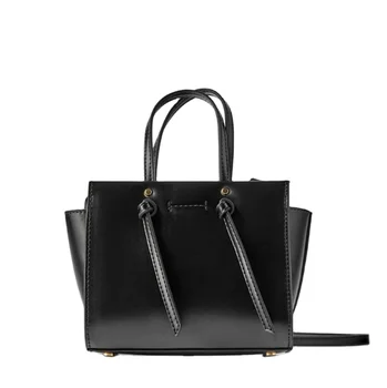 Hand bags women black messenger bag leather handbags