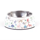 Cat Food Wholesale Custom Pet Designer Luxury Cat Food Bowl Stainless Steel Pet Dog Bowl