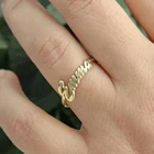 Jewelry Ring Rings 2021 Fashion Jewelry Customized Name Personality Stainless Steel Women's Ring Jewelry