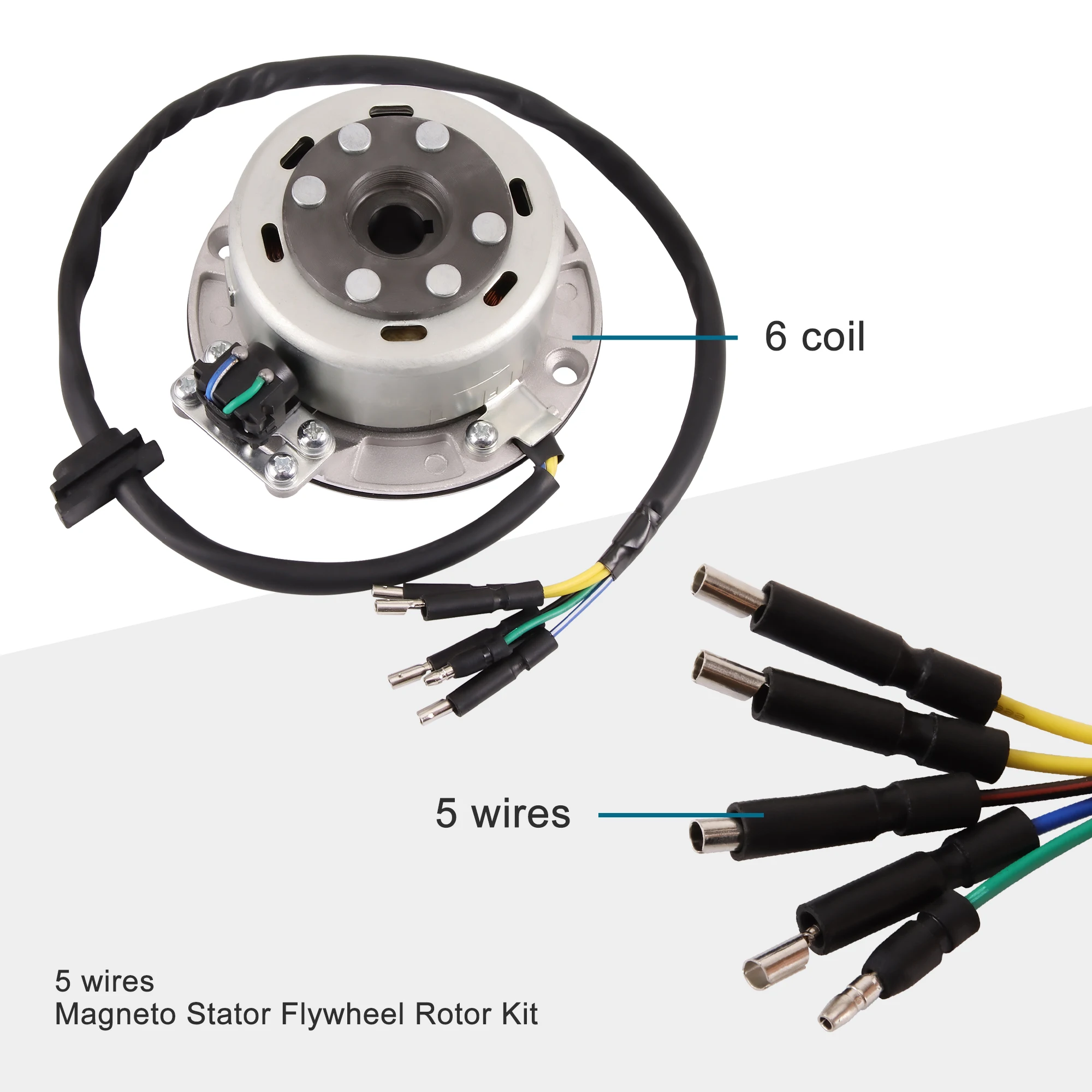 Goofit Magneto Stator Flywheel Rotor Kit Replacement For Yx Cc Cc