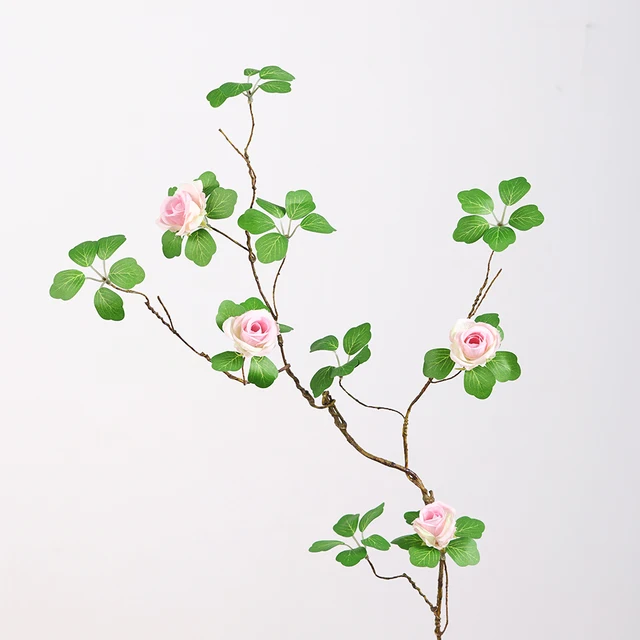 Artificial decorative flower silk Rosebud used for wedding decoration, stage decoration, home decoration, Chinese decoration