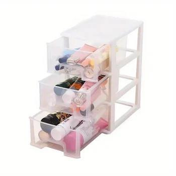 Wholesale 2024 Shunxing 3 layers Office Plastic Desktop Drawers Cosmetics Storage Box Makeup Jewelry Organizer Drawers Organizer