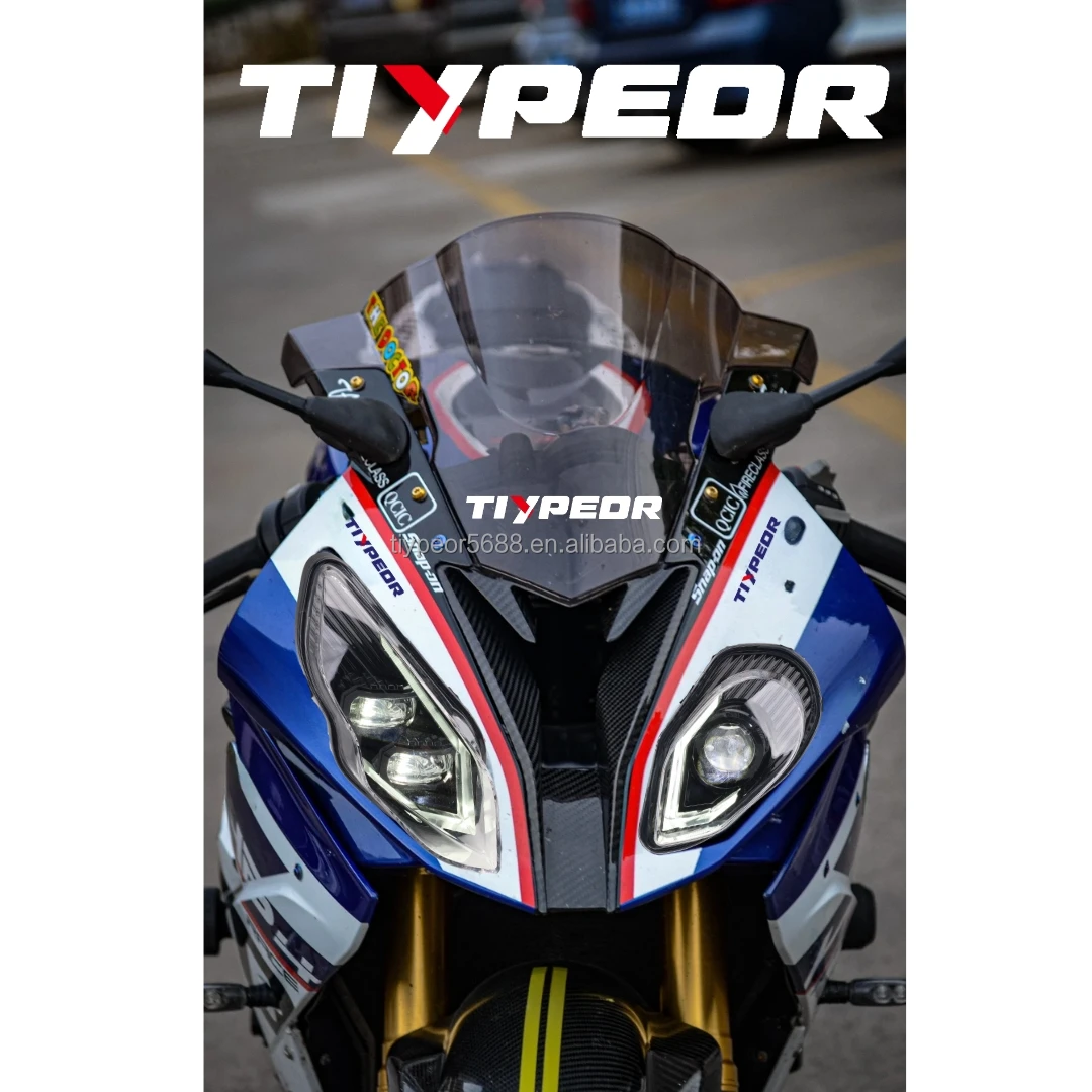 low beam drl with angel eyes for bmw s1000 aftermarket front head light lamp parts-2