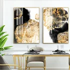 Painting Porcelain Decor Abstract Acrylic Painting Design Wall Art Decorative Picture Crystal Porcelain Painting