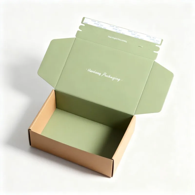 product customized corrugated zipper paper box digital printing foldable shipping paper box biodegradable mailer zipper paper box-6