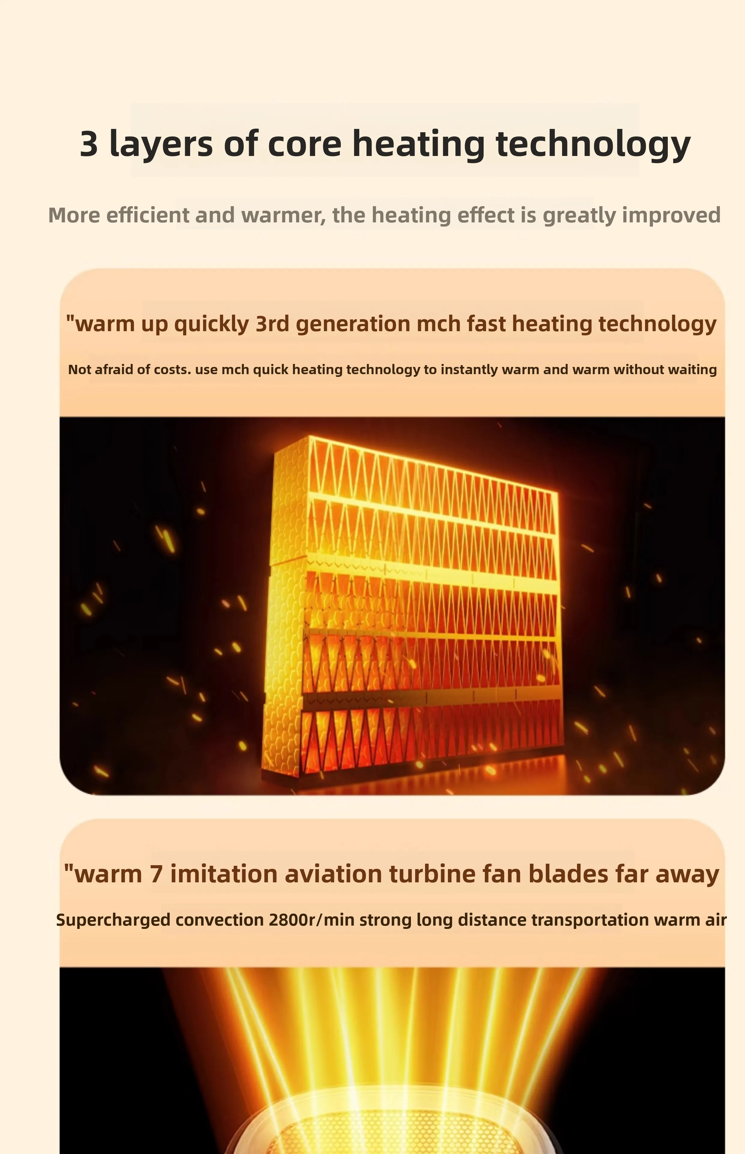 xiaomiyoupin smart frog desktop heater-5