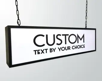 product standard low voltage rust free galvanized steel rectangular lighting plaque address signs houses acrylic box sign-1