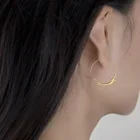 Hoop Earrings 925 Sterling Silver Cute Flying Dachshund Dog Hoop Earrings For Women Jewelry