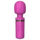 Wand Massager Women Valleymoon Rechargeable Purple Color Power Vibration Small Size Mini Av Wand Massager