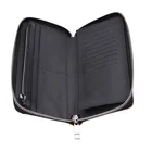 Premium Custom Leather Wallets Long Clutch Pouch ID Credit Card Holder Zipper Wallet For Men