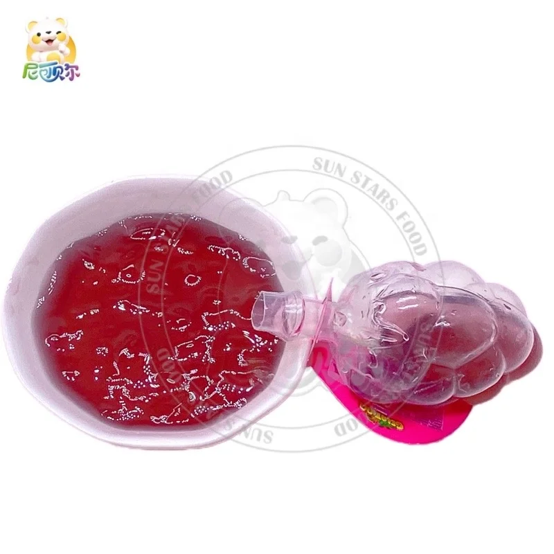 Fruit Flavored Jelly Bssket Packaging Pudding Oem Mini Fruit Shape