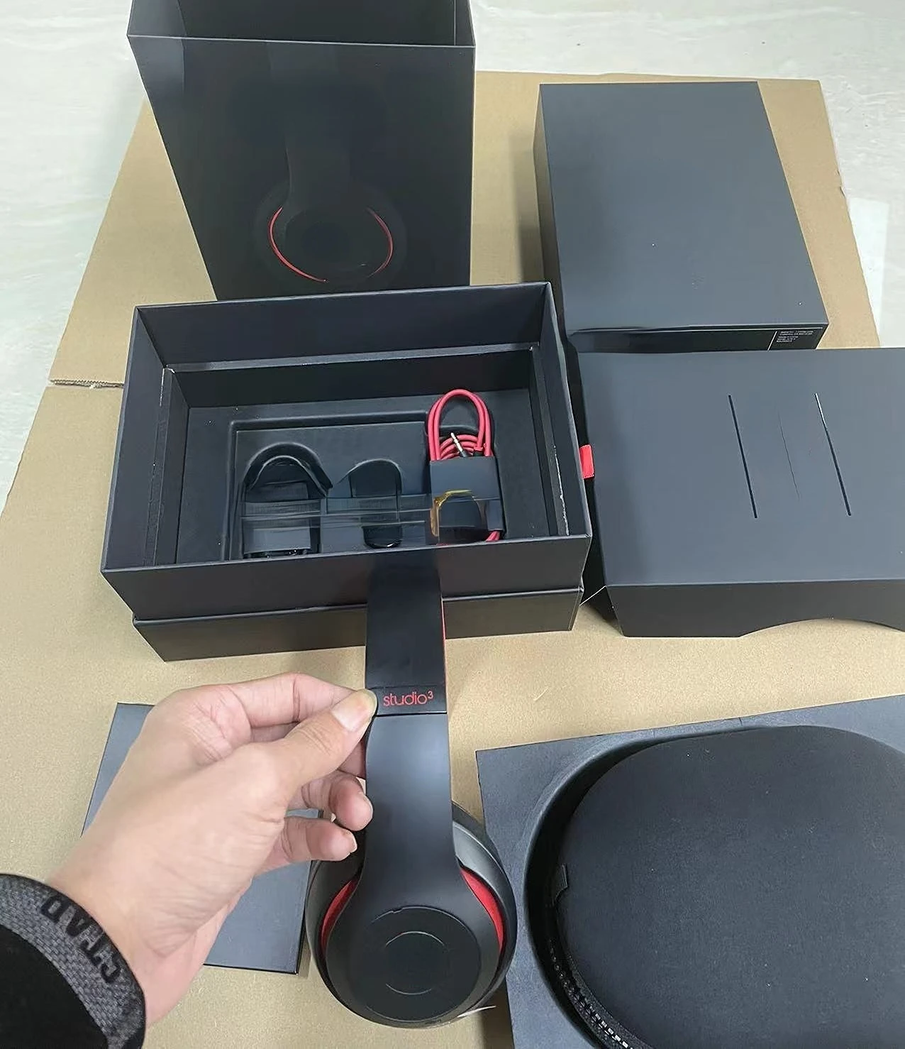 For Beats Studio3 Wireless Noise Cancelling Overear Headphones Case