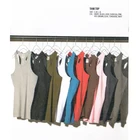 Knitted Top Tops Women'S Crew-Neck Solid Color Knitted Vest Summer Knit Top Yoga Tops Ladies Vests