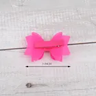 New Summer Kids Bows Hair Accessories Candy Cute Jelly Hair Clip For Girls