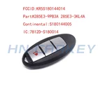 Excellent 3buttons 433MHz Keyless Smart Remote Fob With NXP7953 ID47 Chip S180144005