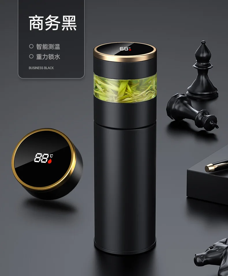Hot Selling Ceramic Liner Vacuum Cup Intelligent Tea Bottle Separation 316 Stainless Steel Tea Cup Drinkware Vacuum cup