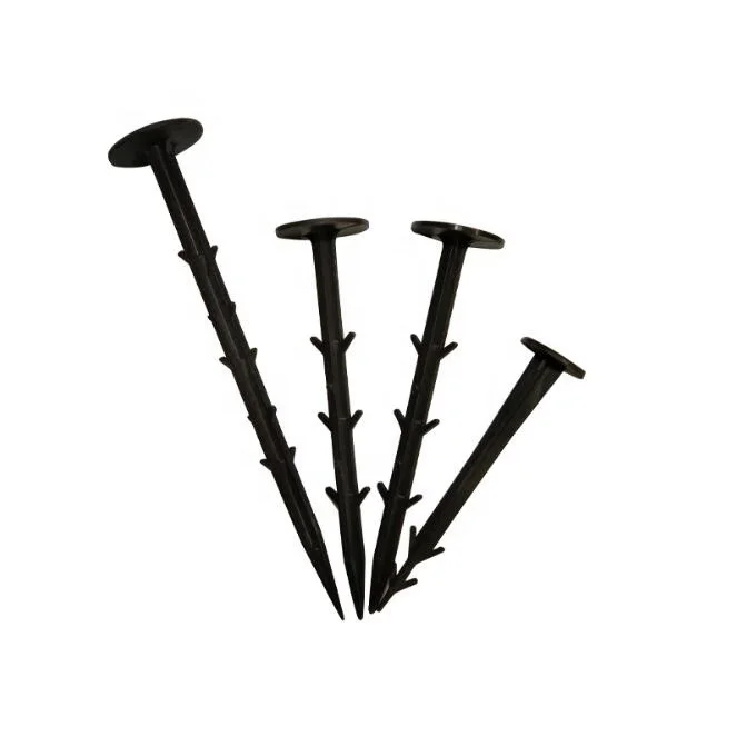 Plastic Tarp Stakes Anchors Sturdy Plastic Stakes for Keeping Garden Netting Down Holding Down The Tarps and Landscape Fabric