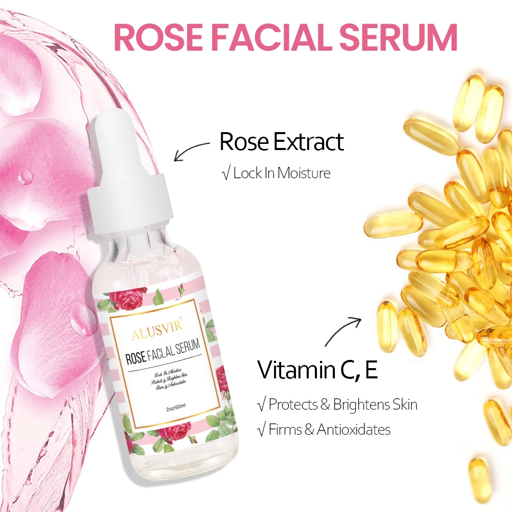 Oem Natural Skincare Set 6 Pcs Skin Cleansing Soap Rose Hydrosol Spray Petal Water Face Serum Face Cream Clay Mask Skin Care Set