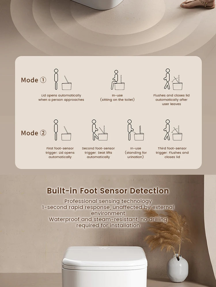 product most popular automatic bathroom closestool intelligent toilet electric toilet bowl auto flush foot sensor smart toilets for home-12