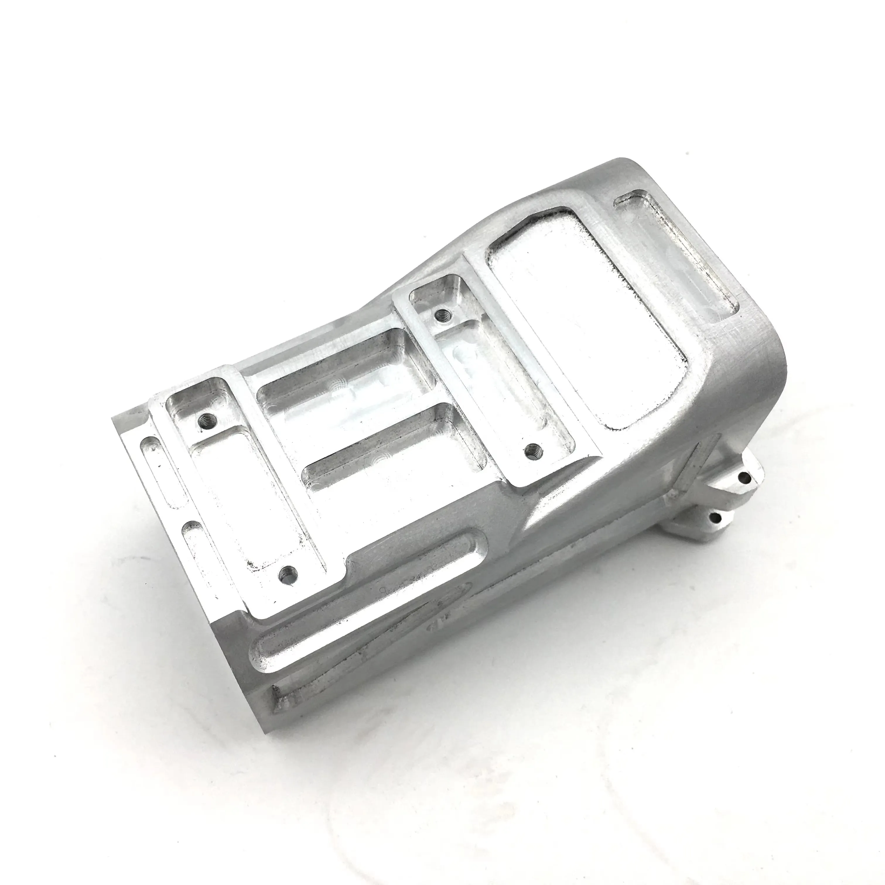 product custom aluminum die casting precision metal flange shell front mirror tube cnc machining with electroplating polishing milling-6