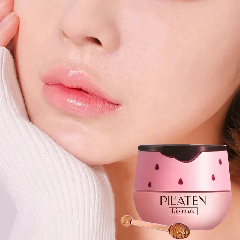 Pilaten Young Girl Vegan Sleeping Lip Mask Pink Strawberry Aroma Fade Lips Lines Long Lasting Moisturizing Lip Care Cream - Buy Sleeping Mask,Lip Care Cream,Vegan Lip Mask Product on Alibaba.com