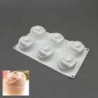 Rose Latest New Fondant Cake Decorating Rose Flower Silicone Molds