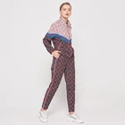 2020 New Windproof Printed Stand-up Collar Fashion Women's Casual Coat