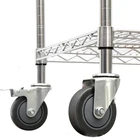Wire Rack New Design Warehouse Shelves Various Items Open Shelves 4 Layer Metal Wire Supermarket Rack Shelf