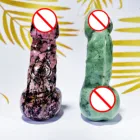 Massage Sex For Natural Crystal Massage Wands Sex Toys Penis Gemstone Crystal Dildos For Women