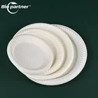 AA4 Christmas Disposable Tableware Biodegradable Birthday Dinnerware Set With Cutlery Plastic Plate For Wedding Party
