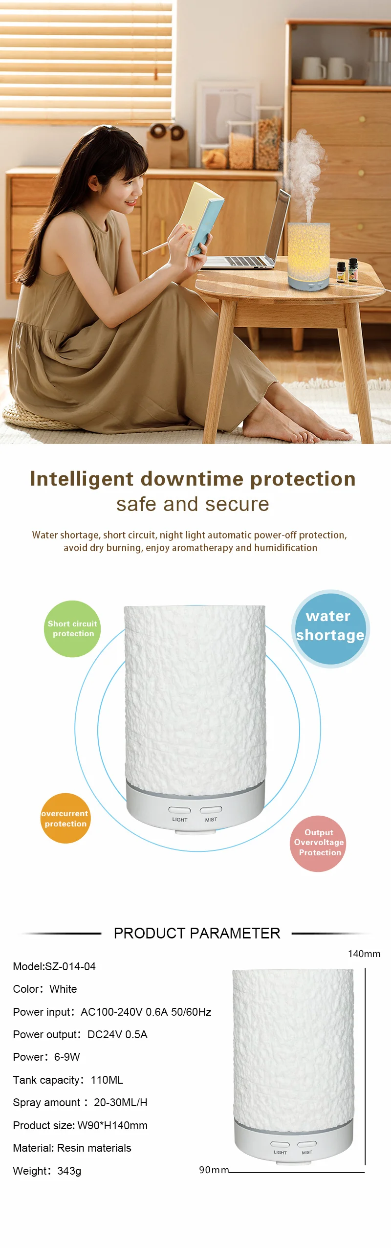 High Quality Advanced Ultrasonic Humidifiers Aroma Humidifier Essential