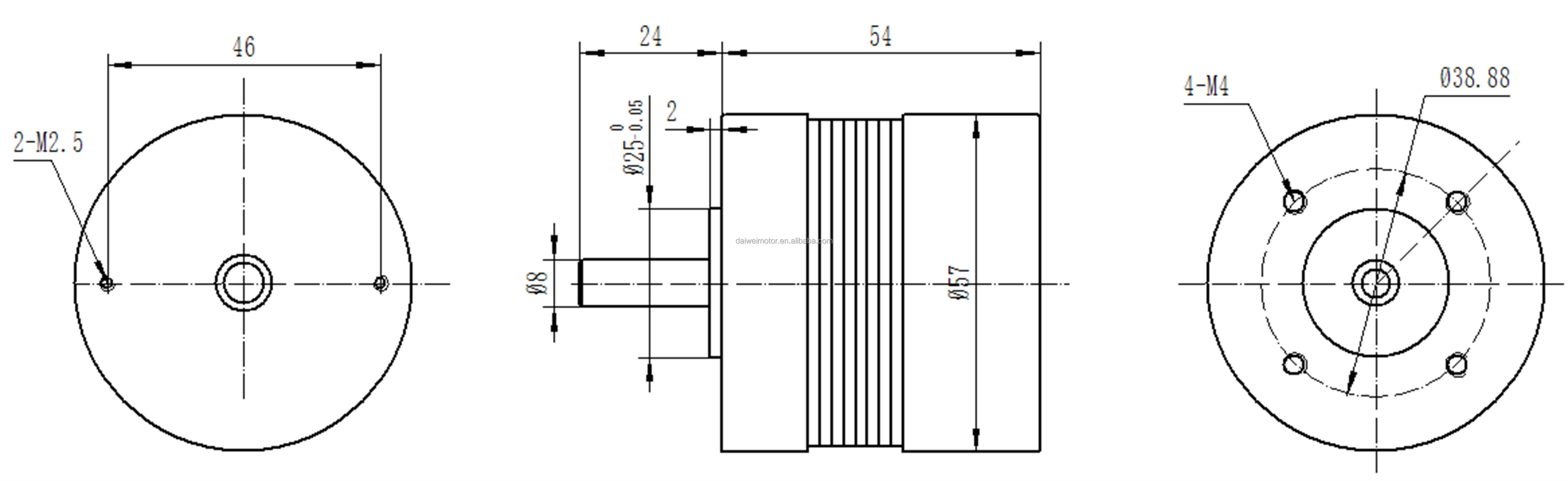 Bldc Motor, 24V, 60W, Brushless - detail 10