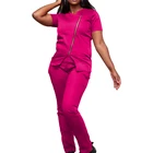 Uniform New Style Nursing Hospital Uniform Medical Fig Scrubs Set Women Nurse Uniform Suit