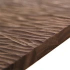 Wood Panel Slat Wall Board Morden Interior Wall Deco Solid Timber 3D Wood Wooden PVC Cladding Slats Siding Panel Boards