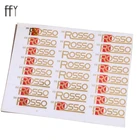 Clothing Top Quality Garment Accessories Custom PVC TPU Clear Clothing Heat Press Labels