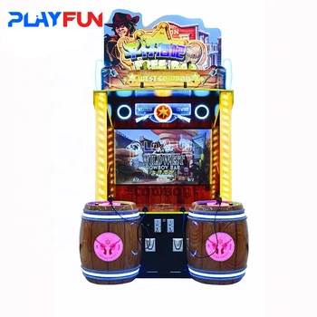Hot sale products Coin-operated free bar west Cowboy Bar kids simulation game shooting games video game machine