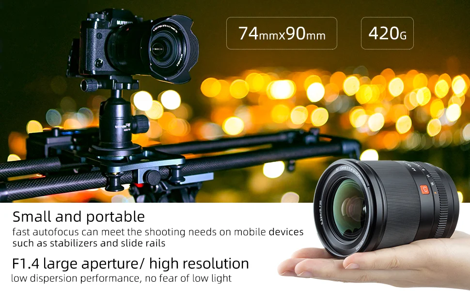 VILTROX 13mm F1.4 Sony E Mount Ultra Wide Angle APS-C