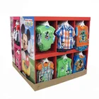 Store Luxury Retail Kid/Baby Clothes Display Shelf Clothes Cloth Display Stand Clothing Store Pallet Display