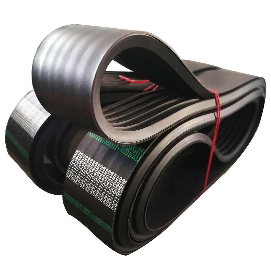 High Quality Machinery Belt Inexpensive Aj(Ra) Synchronized Rubber Transmission Variable Speed Double V Belt factory