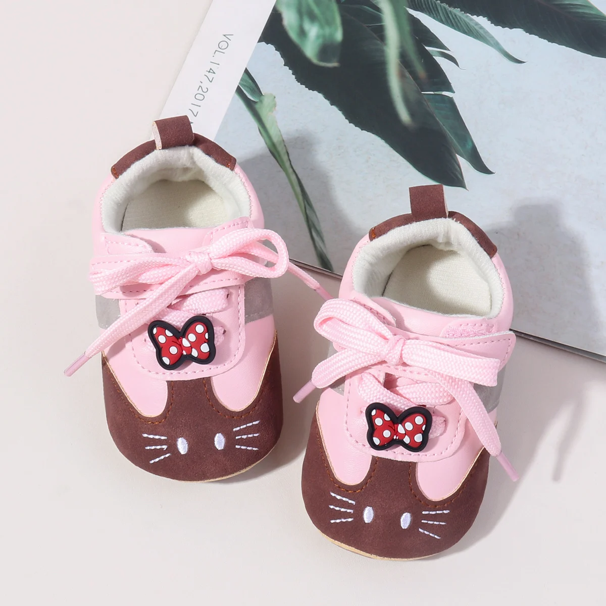 Cute Animal Design Soft TPR Outsole Baby Girl Shoes Prewalker Shoes for Girls details