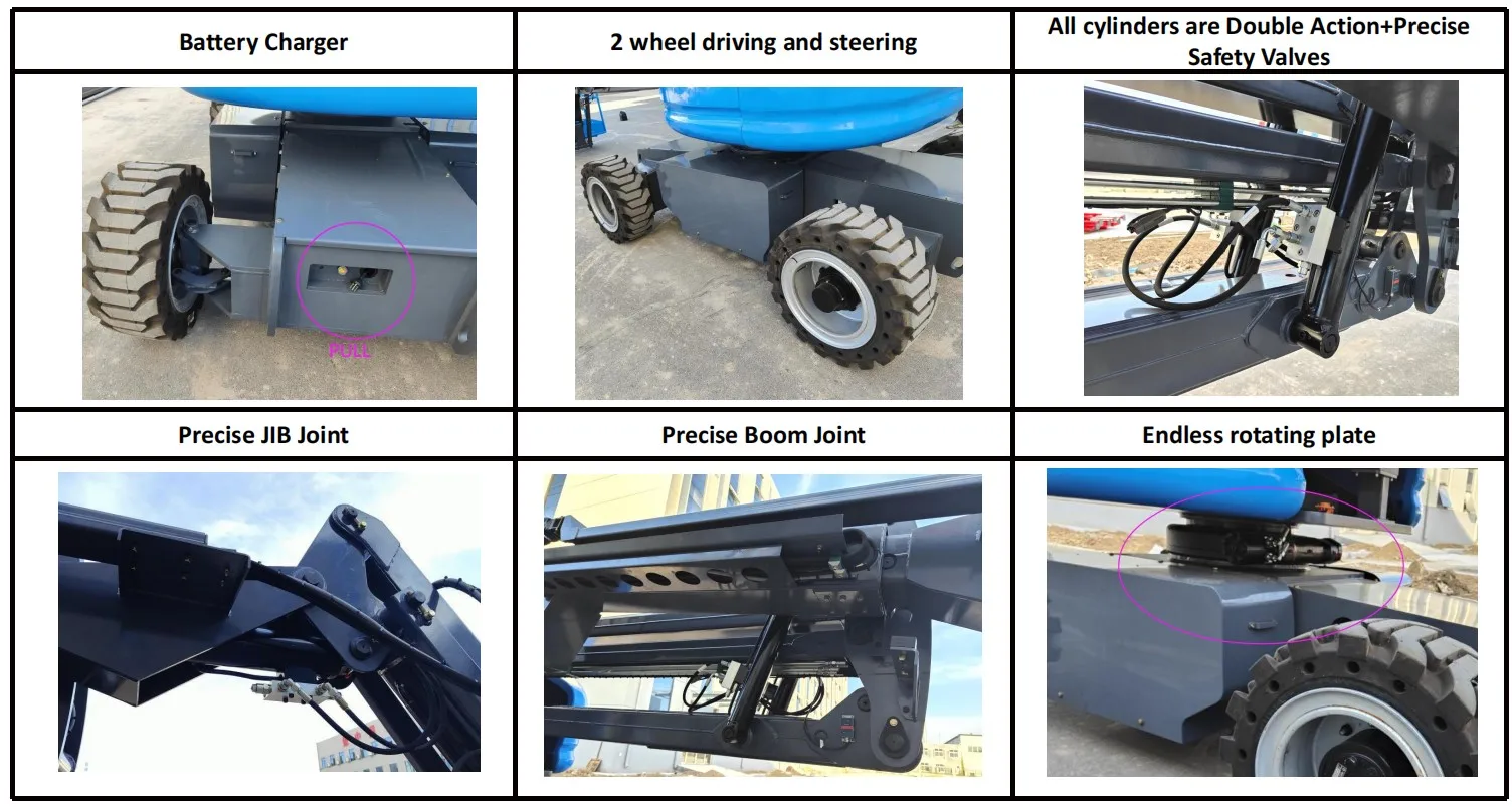 Hydraulic Lift Boom Table Arm Articulated Platform Man Aerial Work