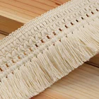 Tassel Fringe And Trimmings Natural Color Cotton Sewing Fringe Tassel Trim