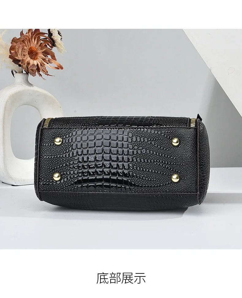 New Hot Selling Luxury Women Handbags Ladies Shoulder Bags Designer Crocodile Pu Leather Handbags Women Tote Bag