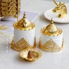 Burner Producer Popular Natural SPA Ceramic Base With Metal Holder Middle East Incense Burner