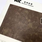 Leather P296 Printing Color Oil Leather Semi-PU Artificial Leather For Bags Handbags Shoes Belts Sofa