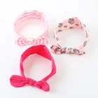 Knotted Wrap Custom Logo Headband Stretch Washable Headband Kids Knotted Head Wrap Soft Elastic Headband