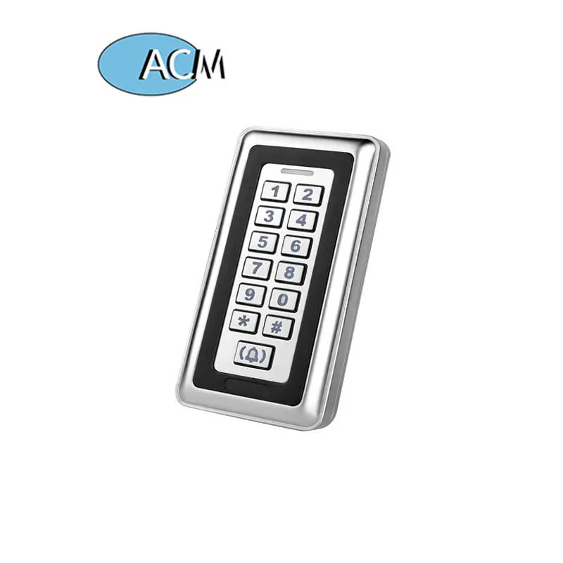 Metal Case Standalone Access Controll Waterproof IP68 RFID EM Reader Keypad 
