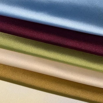 Smooth Satin sateen fabric wholesale sateen fabric for 100% polyester fabric