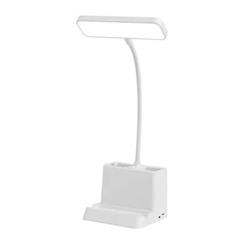 High quality USB Recharge LED study read Lamp desk night for Lamp Home Bedroom With Pen Holder