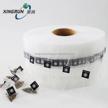 Customized Eco- friendly Biodegradable PLA Packing Material Tea Bags Filter Mesh Roll with Tag